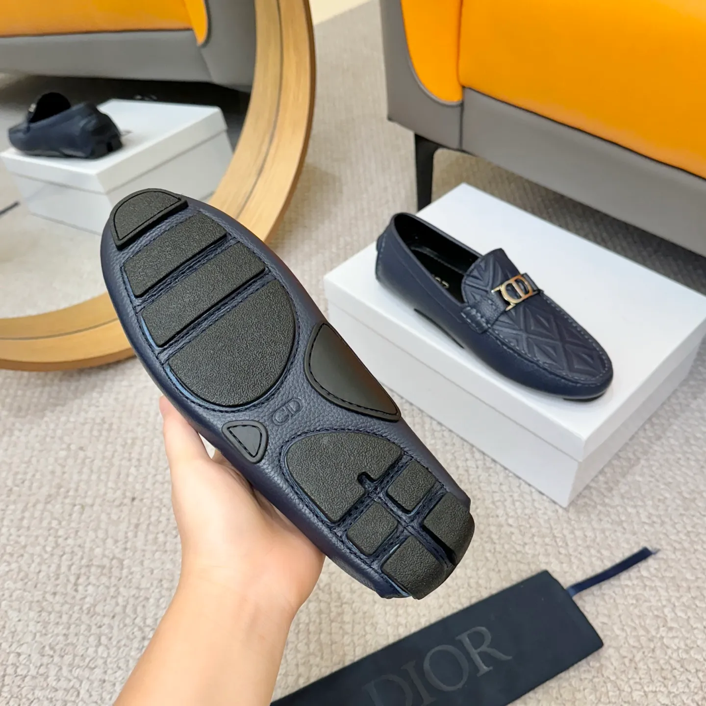 Men's clothing and shoes 💰420! (Yangli) Quality DIOR [Dior’s latest arrival] real auction hot-selling Doudou shoes 🔍DIOR) new Doudou shoes 👍Belgian designer Martin Margiela serves as Gucci shoe designer y full of charm, luxury style gentleman upper: imported cowhide, lining with spring sweat-absorbent first-layer sheepskin. Outsole Brand outsole, the last stitching on the bottom will never come off; equipped with classic Gucci exquisite hardware C D buckle💋The whole pair of shoes is fashionable and casual without losing high-end style; standard 38-46